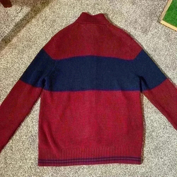 Tommy Hilfiger Men’s Cable Knit Cardigan Button Down Sweater Size Large - Picture 6 of 8